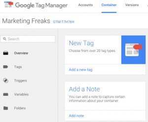 google tag manager web analytics tool